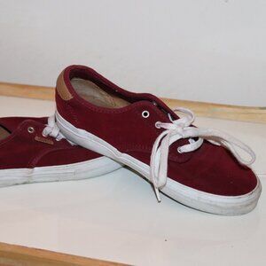 Vans Red Skateboard Shoe Youth